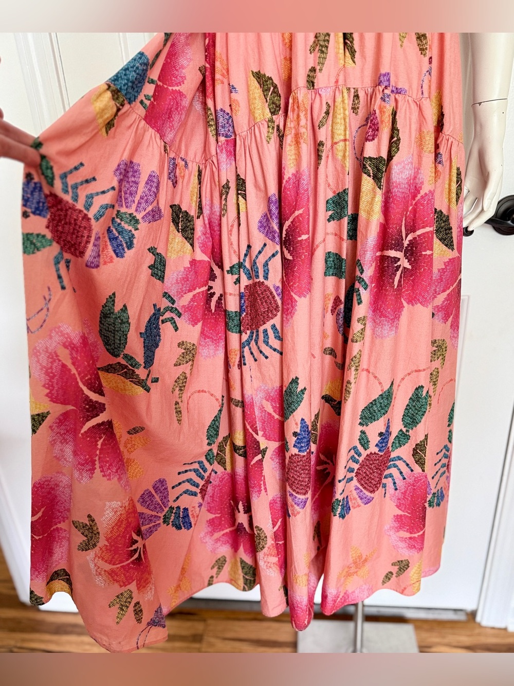 FARM RIO Floral Sea Midi Dress 
Sz Small - Picture 7 of 10